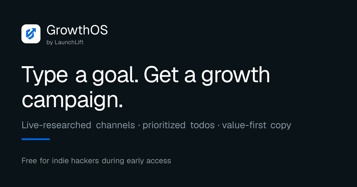 GrowthOS — 官网预览图